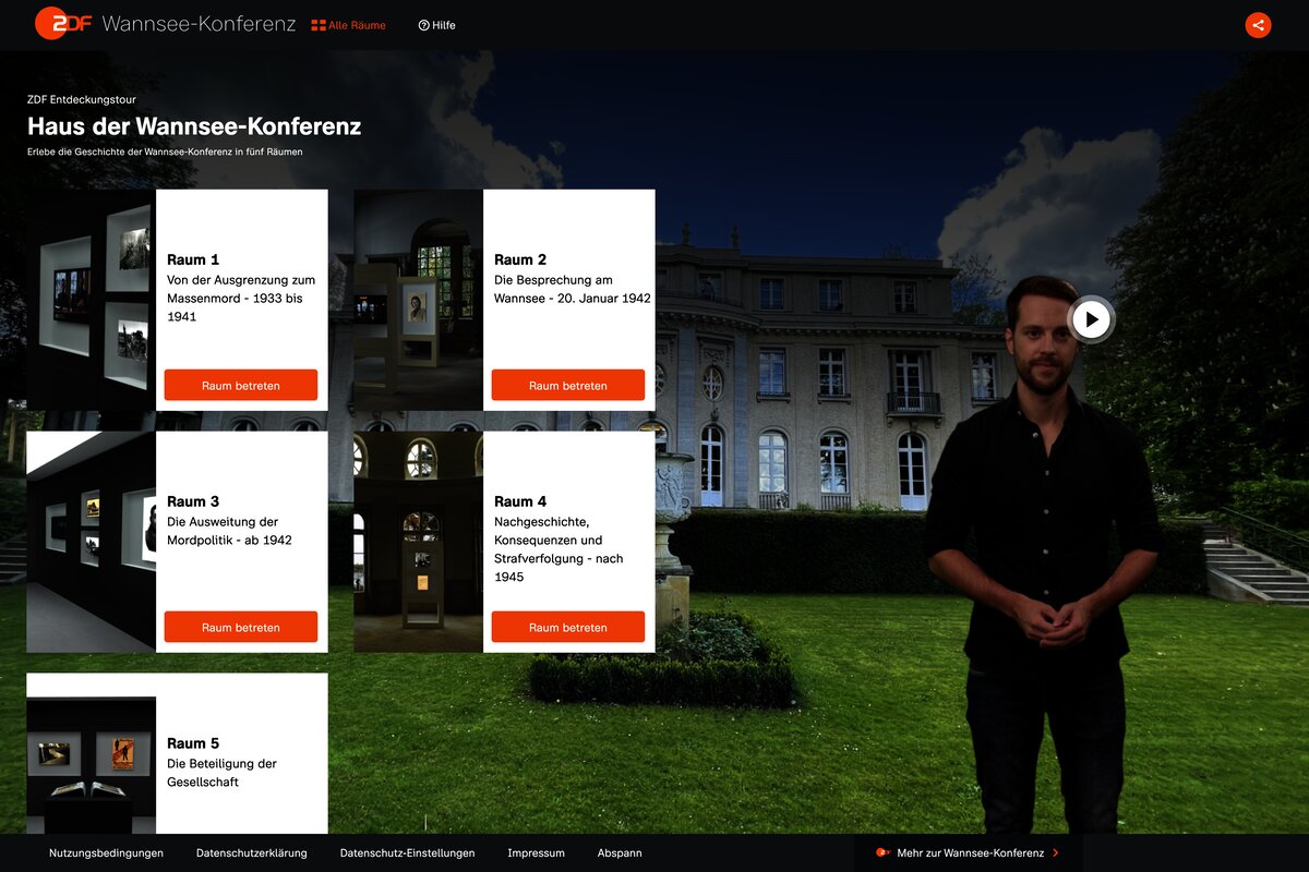 Screenshot der Wannsee Konferenz
