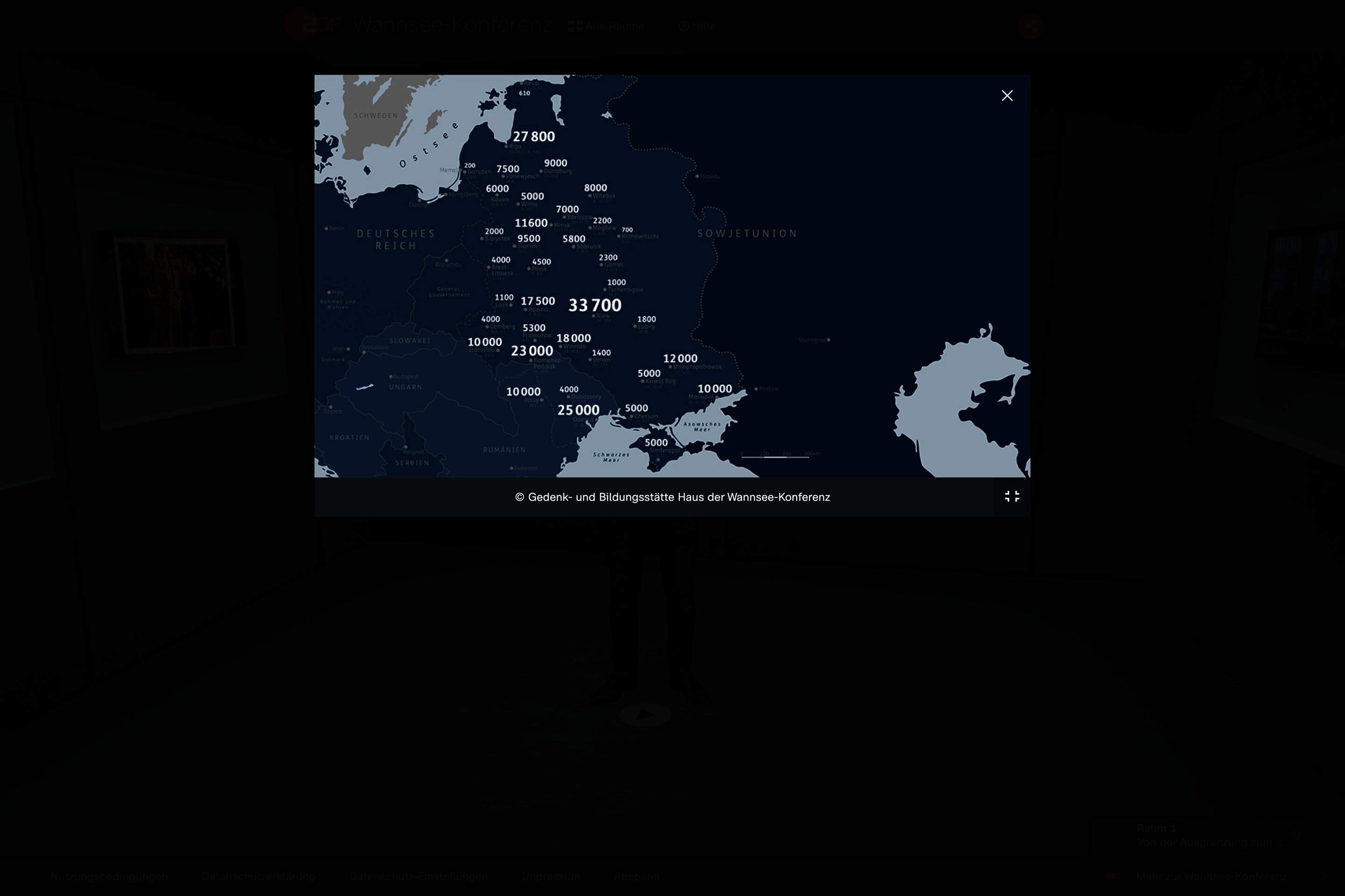 Infografik mit einer Kartendarstellung