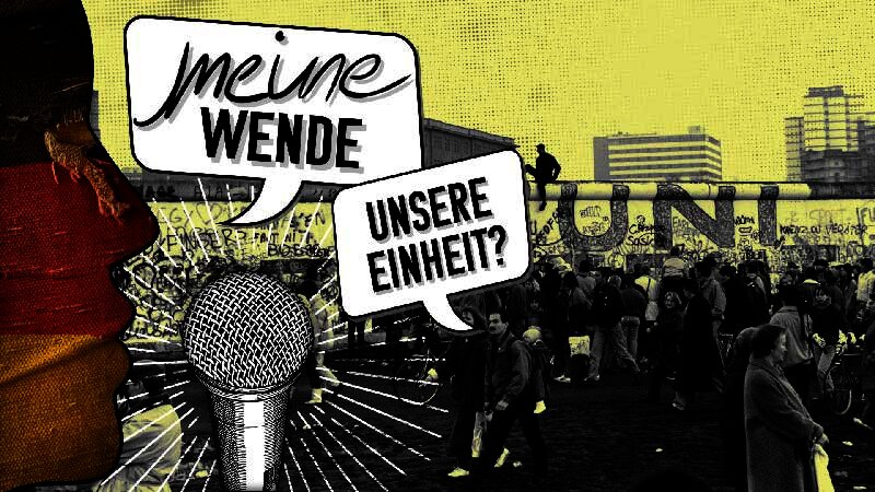 Screenshot der Microsite Meine Wende