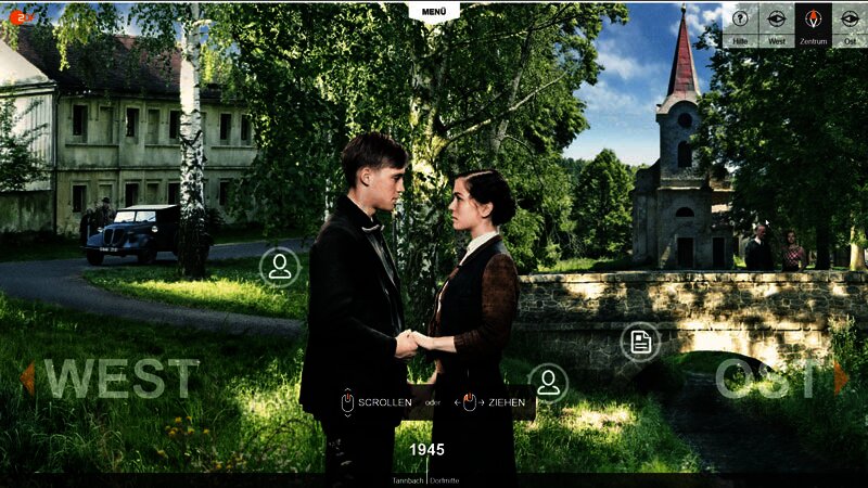 Screenshot der Tannbach Microsite